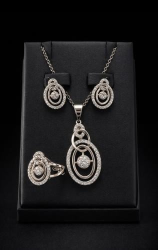 طقم مطلي ذهب