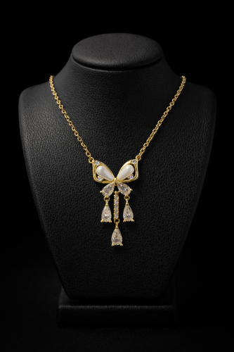 سلسال مطلي ذهب لؤلؤ