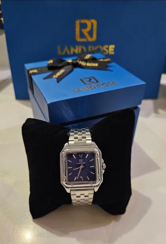 طقم ساعة رجالي ماركة LAND ROSE ضمان سنة مع كيس الماركة وعلبةفخم ( ممكن يتوفر بالطلب )