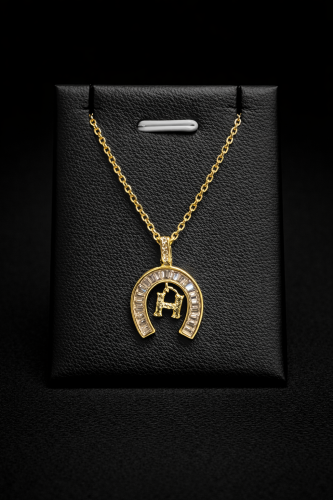 سلسال مطلي ذهب تصميم ماركة اقنر