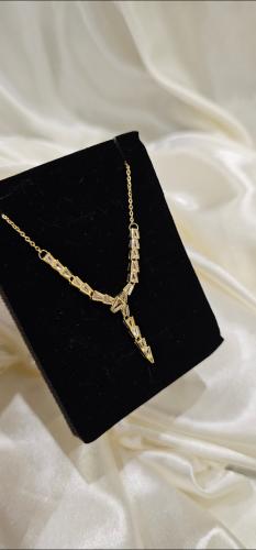 سلسال مطلي ماركة بولغاري