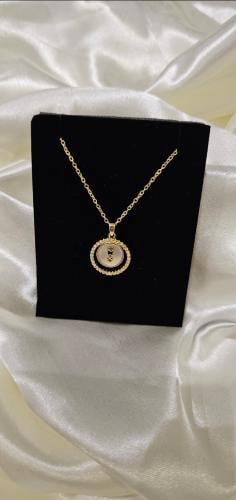 سلسال  مطلي ذهب فصوص زيركون