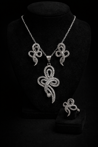 طقم مطلي ذهب