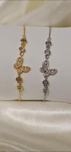 أساور مطلية تتقصر على اليد