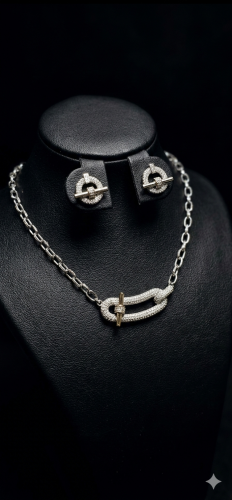 طقم مطلي ذهب