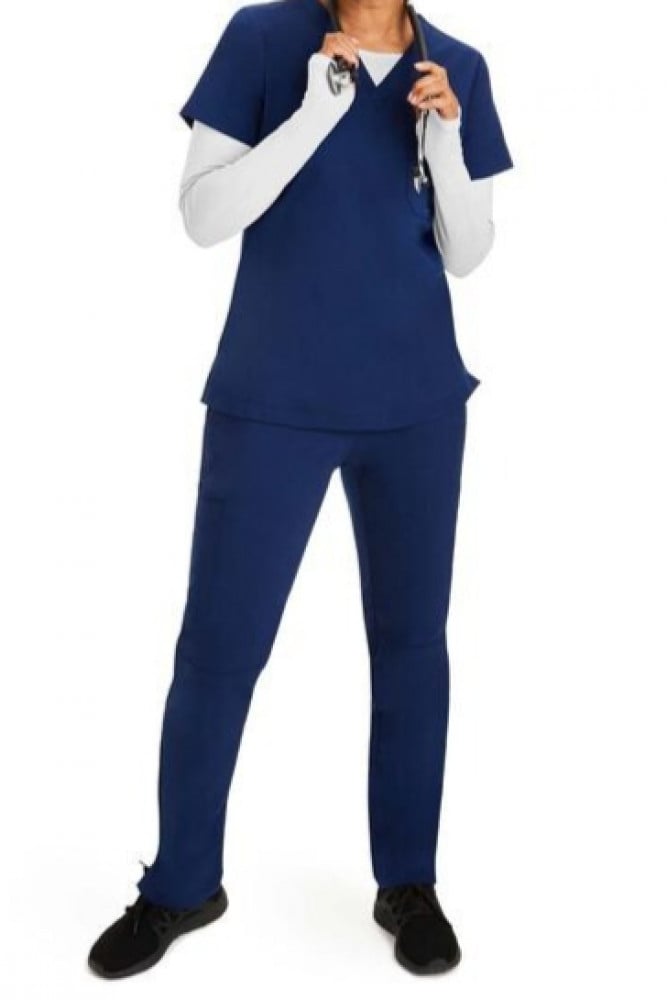 T shirt style scrub tops deals