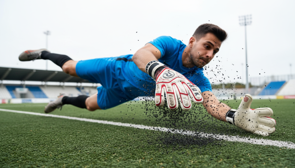 قفازات حارس مرمى للملاعب الصناعية