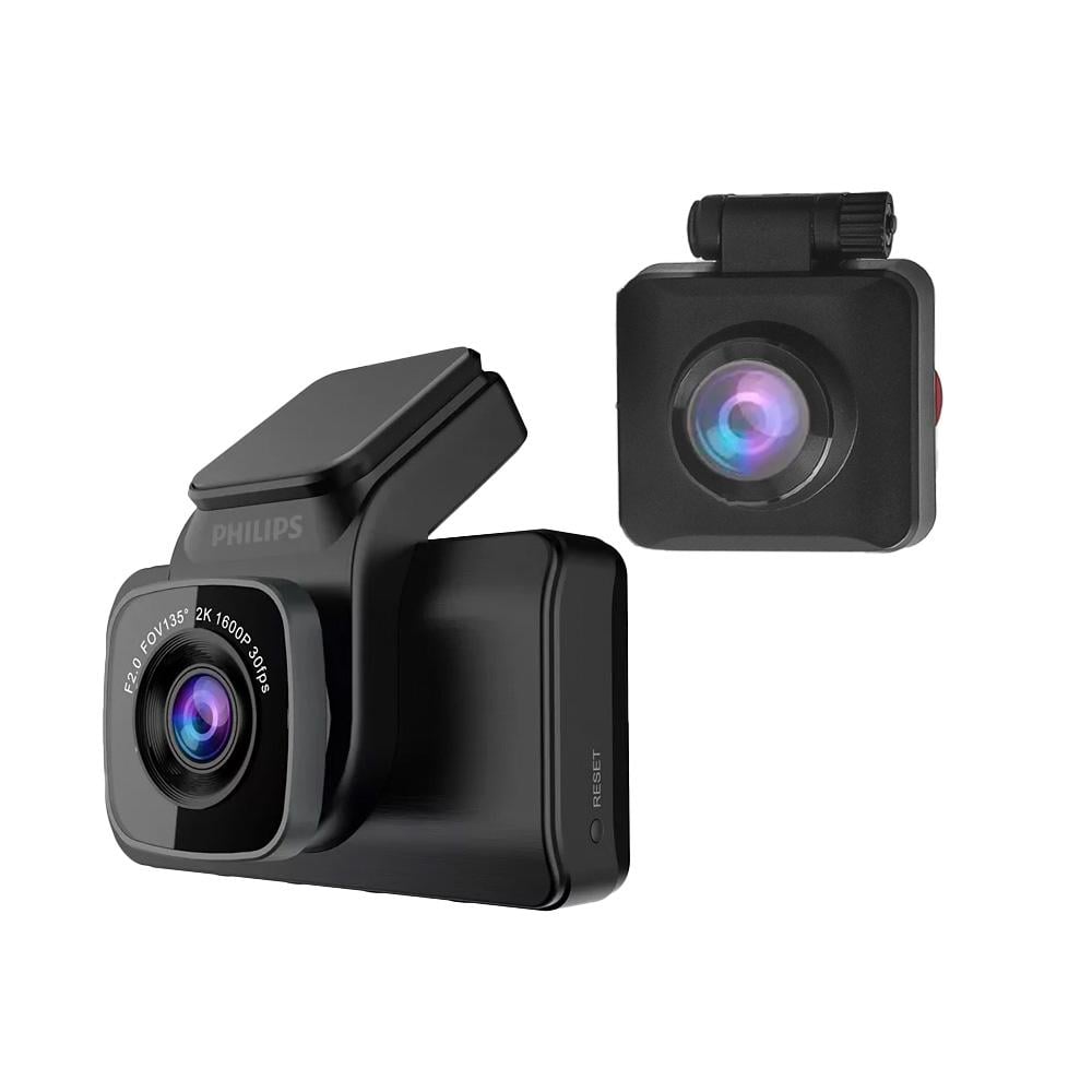 Philips Dash Cam 2K Ultra HD Front and Rear Camera