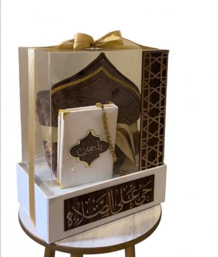 مجموعه فاخره سجاده سفنج طبي مصحف معتاد بتصميم خشبي...