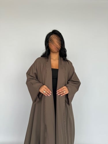 عباية كلوش باللون البيجي الانيق. 1127