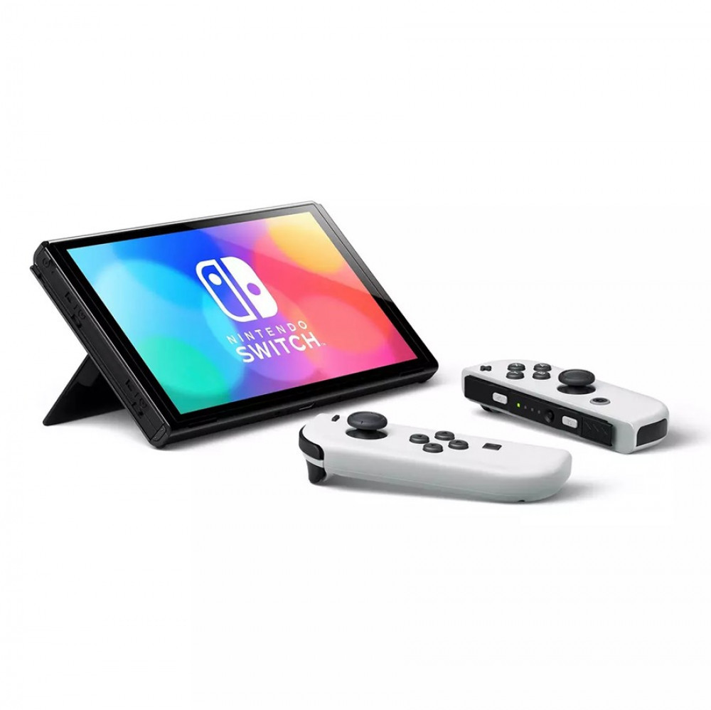 Nintendo Switch OLED Console - White Joy Con