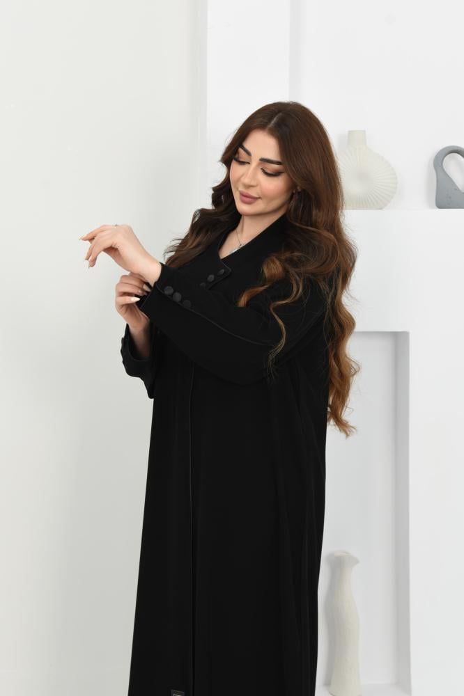 عبايه سودا كلاسيكي