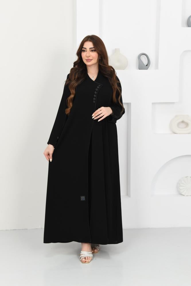 عبايه سودا كلاسيكي