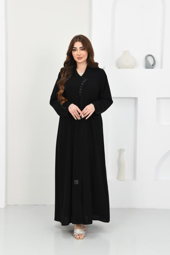 عبايه سودا كلاسيكي