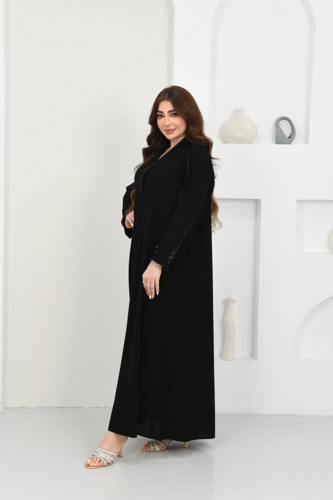 عبايه سودا كلاسيكي