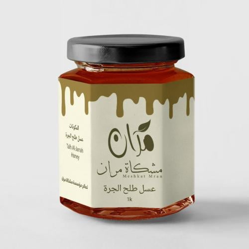 عسل طلح الجرة +1 لتر زيت زيتون ( هدية )