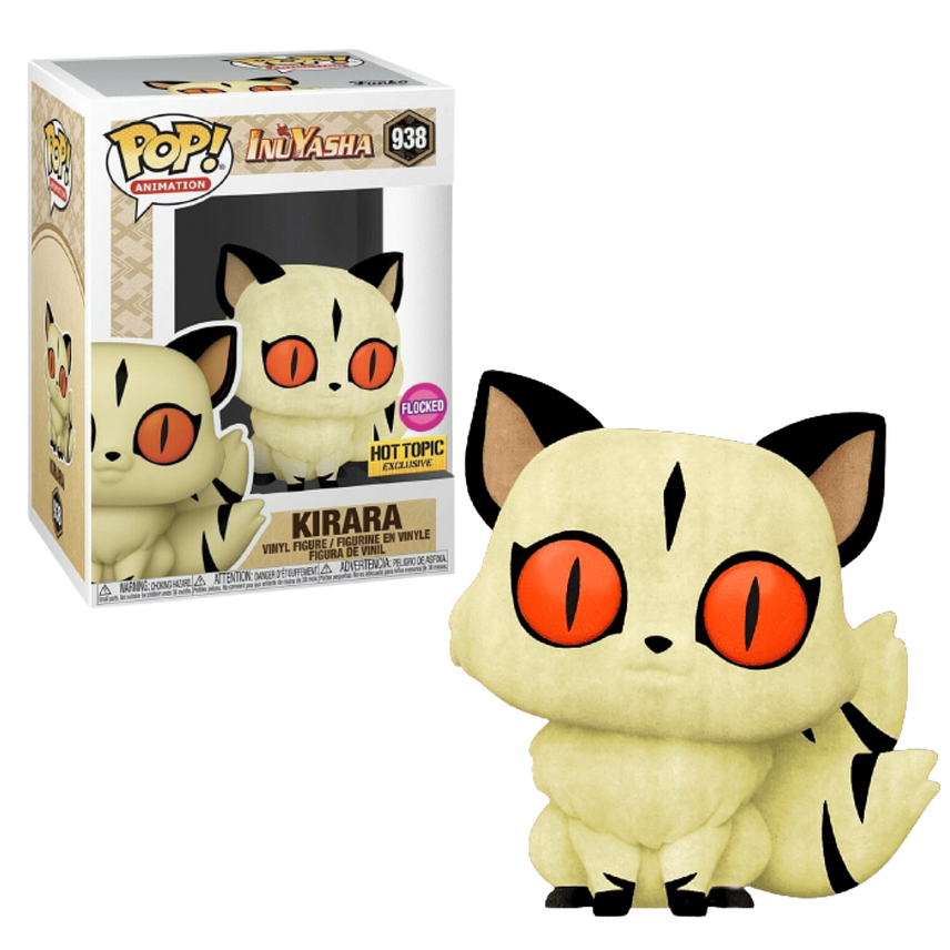 Funko Pop! Inuyasha 938 Kirara Flocked Hot Topic Exclusive