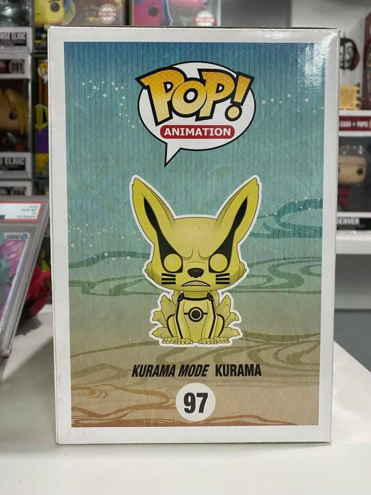 Funko Pop! Animation Naruto Shippuden Kurama Mode (Glow) GameStop Exclusive  6 Inch Figure #97 - US