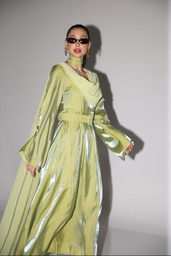 SHALL ELEGANCE GREEN DRESS