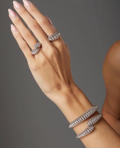 حلق فضة عيار ٩٢٥ كولكيشن فيتو الايطالي