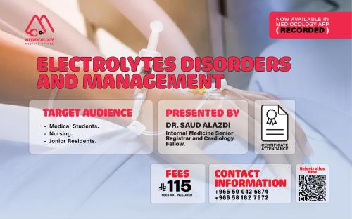 Electrolytes Disorders and Management