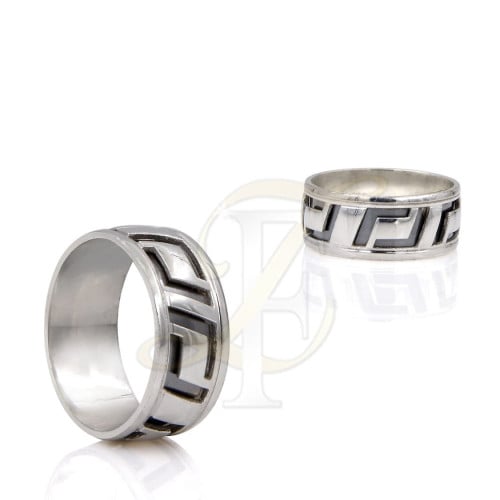 دبلة عرائس فضة عيار 925 (رجالي)