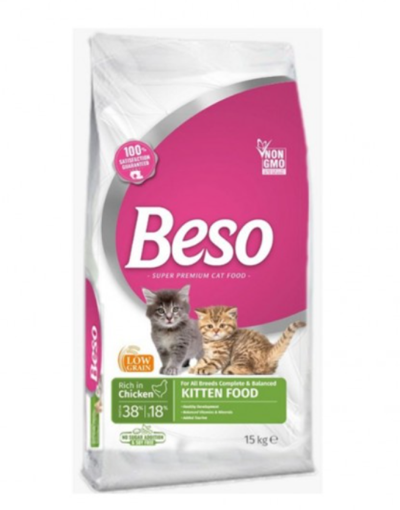 يسو طعام جاف قطط صغيرة دجاج