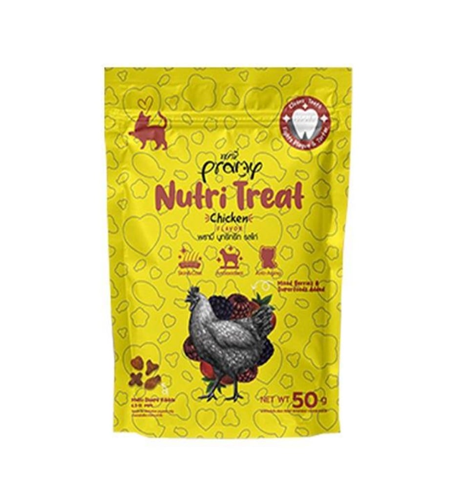 برامى  مكافأة القطط بنكهة الدجاج  50جرام