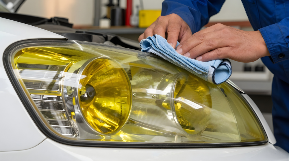 اصفرار شمعات السيارة