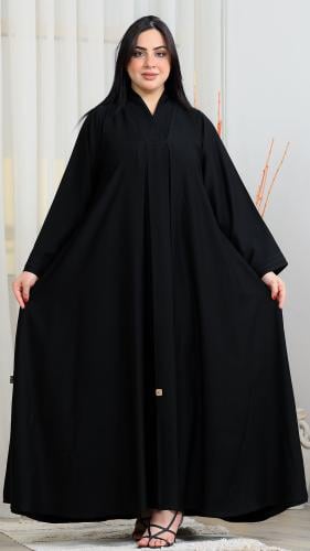 عباية كريب صالونا مقفلة كلوش- C3 -