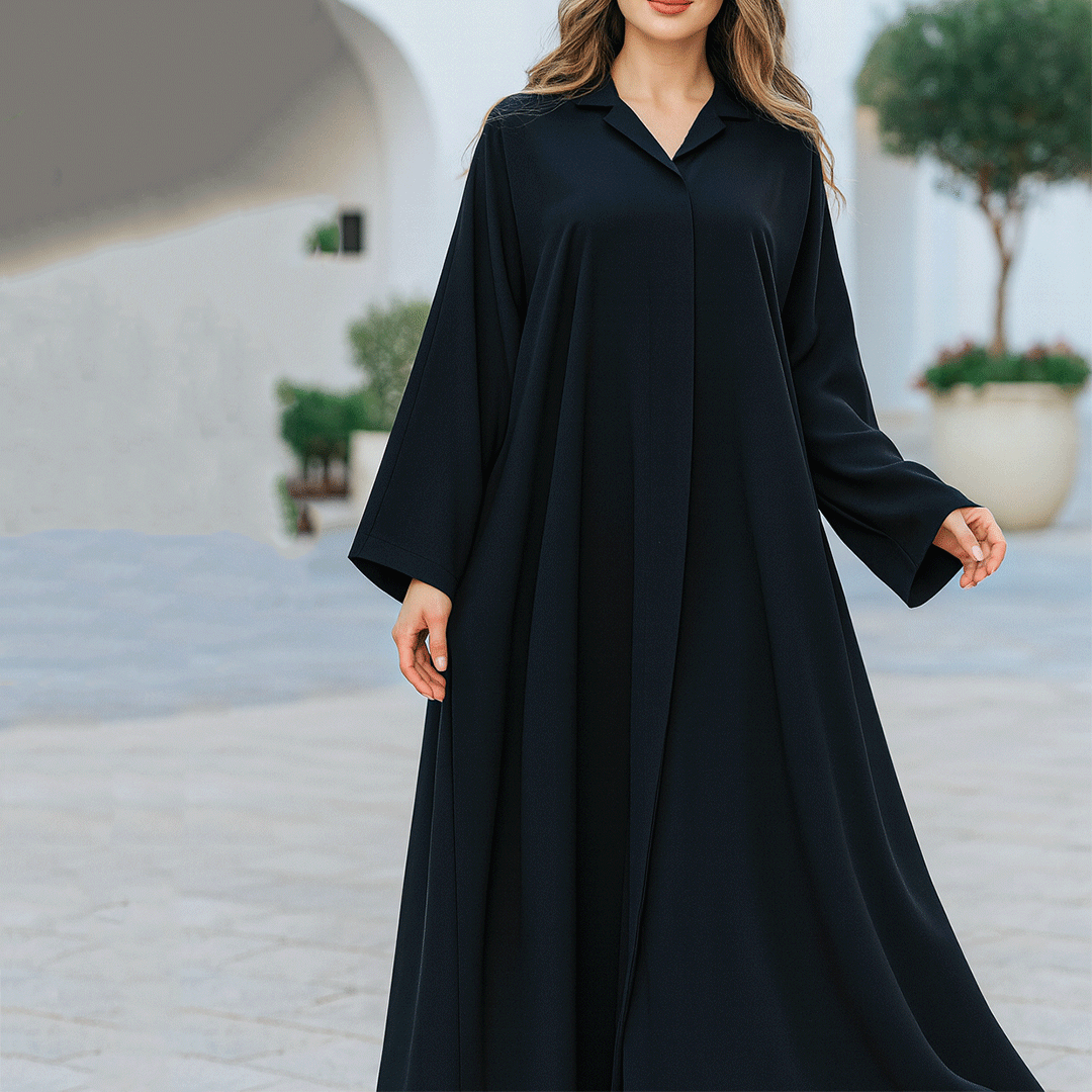 عباية مقفلة عملية ناعمة - R10 -