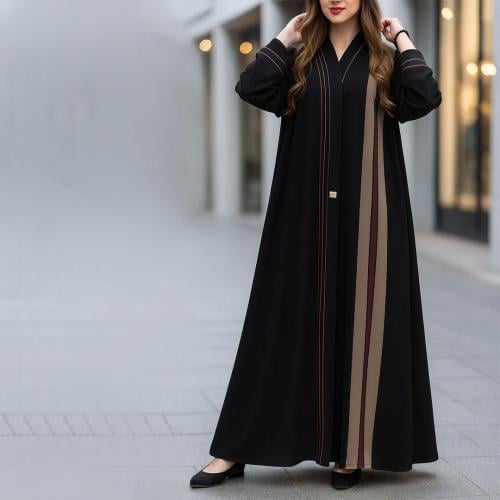 عباية كشخة تصميم ناعم - 125 -