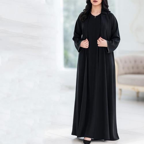 عباية قطعتين بسحاب - k11 -