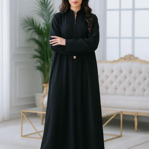 احدث تصميمات العبايات السوداء - 802 -