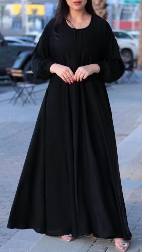 عباية كلوش واسعة سادة - B13 -