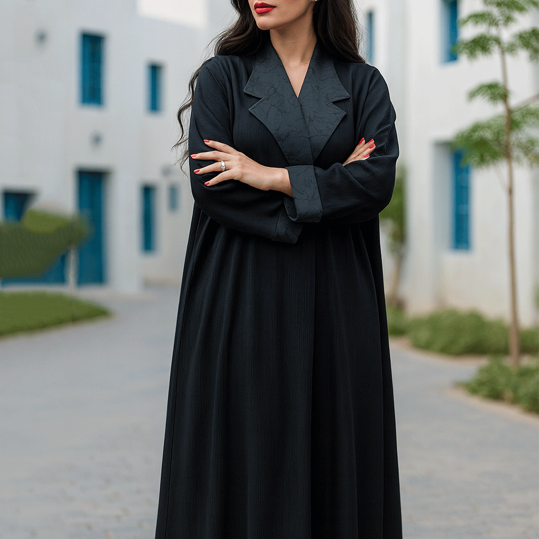 عباية ناعمة مقفلة بطق طق - V9 -