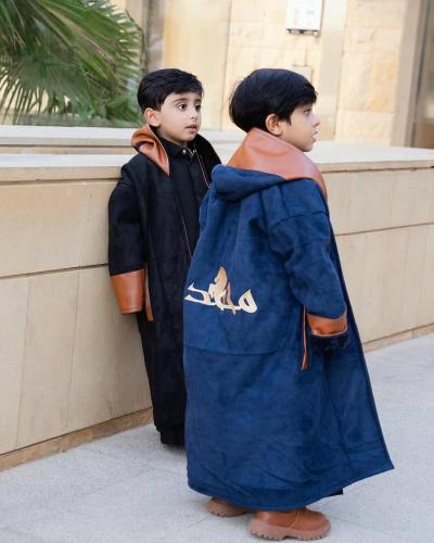 فروة شتوية فاخرة للأطفال بتصاميم عصرية وأنيقة