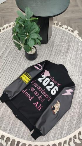 جاكيت تخرج سينيور 2026 بتصميم مخصص