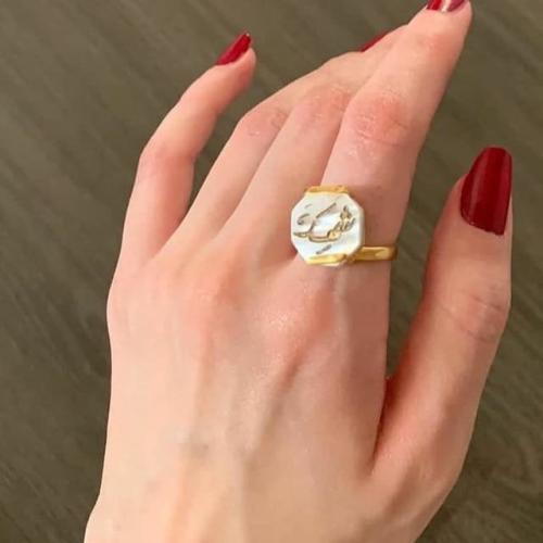 خاتم ملكي مخصص بالاسم | فضة عيار 925