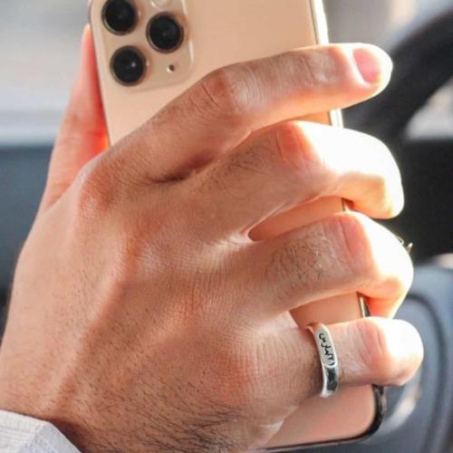 خواتم رجالية فخمة فضة خالص عيار 925