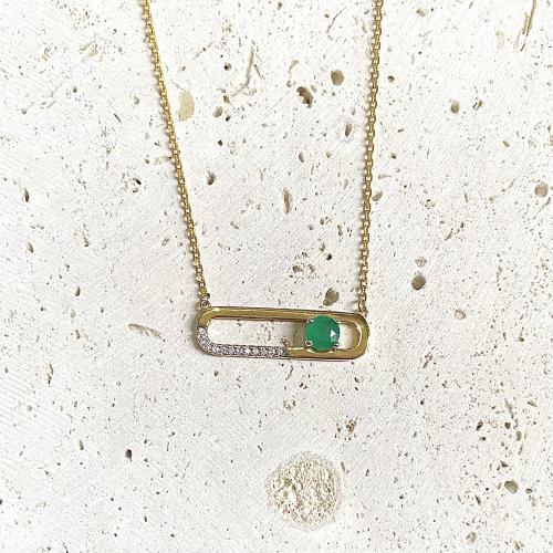 سلسلة أنيقة باللون الذهبي (N353) .