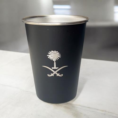 كوب MUG سيفين ونخلة /لون أسود(Cup69)