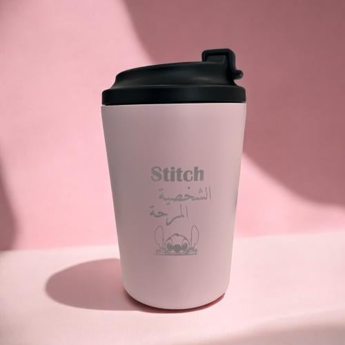 MUG ستيتش - وردي (كوب حراري)(CUP141)
