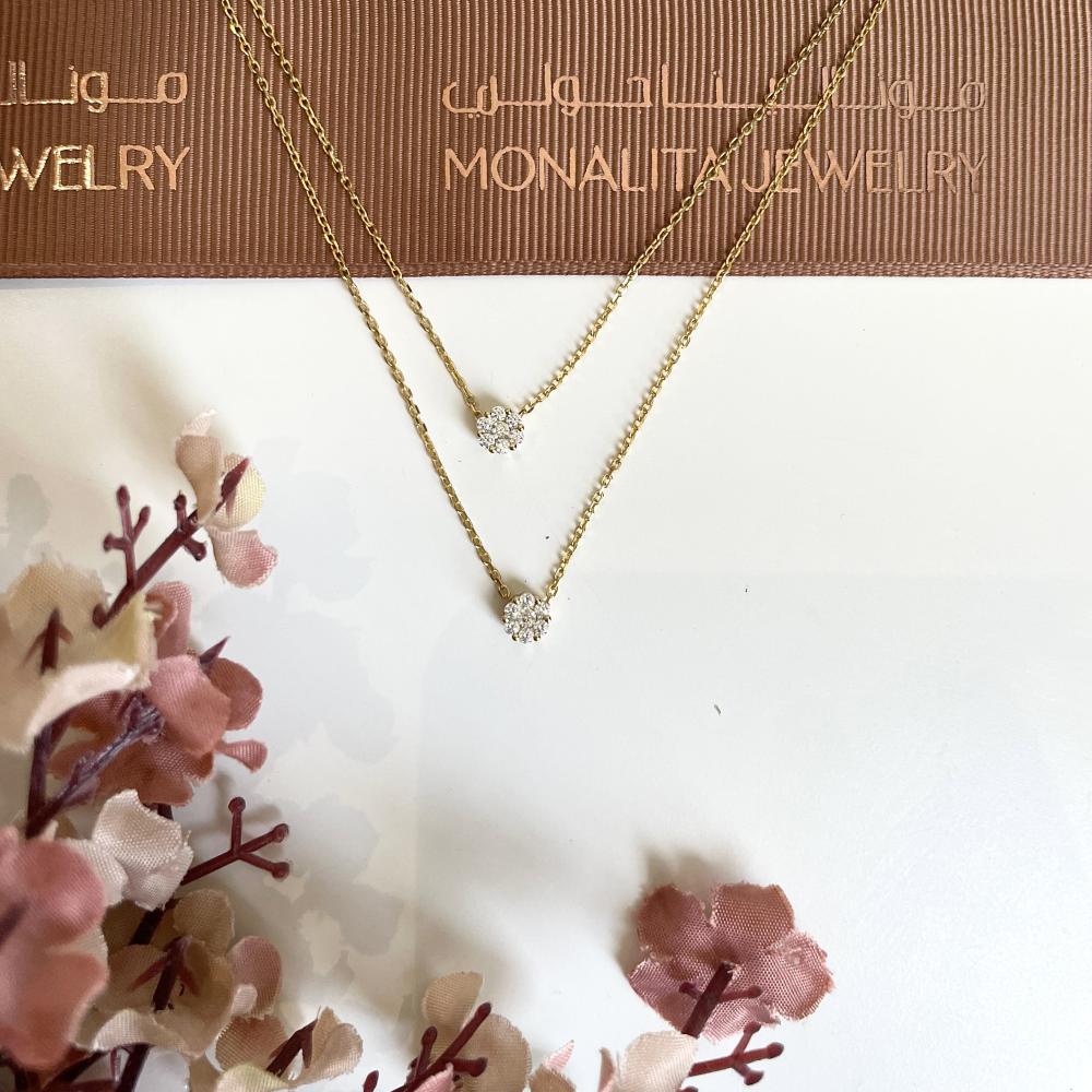 سلسلة أنيقة باللون الذهبي (N428).