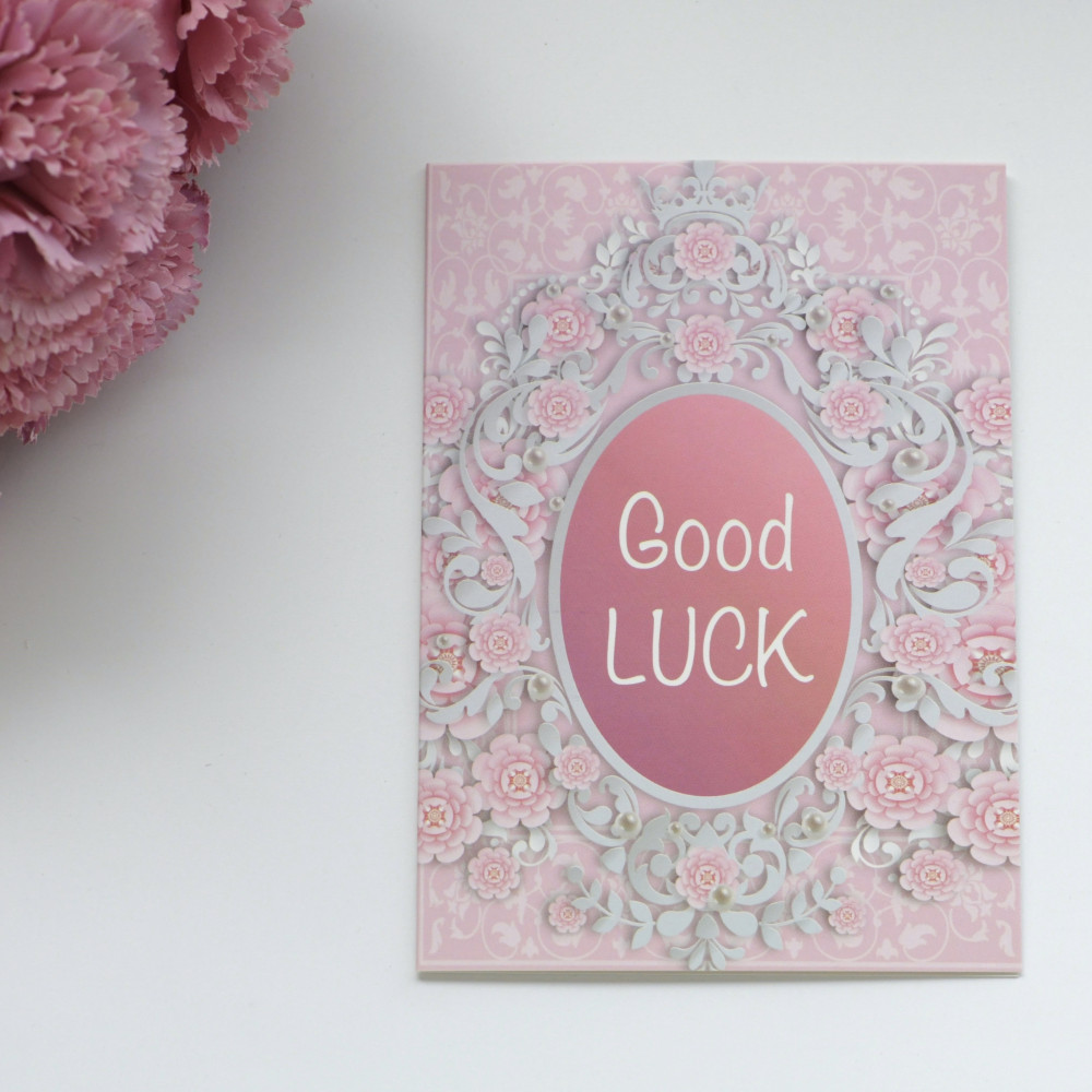 كرت Good Luck .