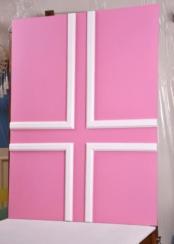 جدارية ملكية رومانية وري وابيض