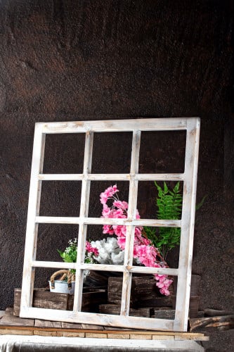 نافدة الزارعي ابيض مقاس ٧٠ في ٧٠