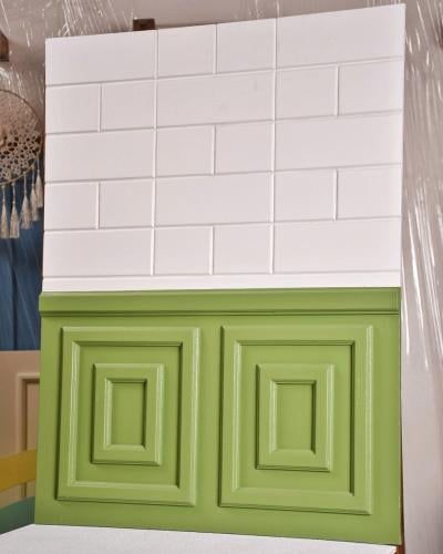 جدارية رومانية ذكية قسمين قسم روماني وقسم شبيه البرسلان بالامكان توفيرها بعدة ألوان