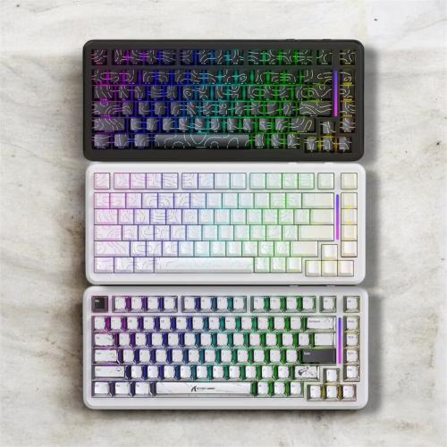 كيبورد مغناطيسي لا سلكي attack shark x82pro he