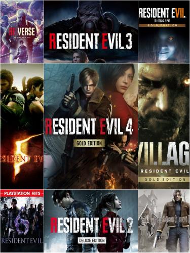 بكج رزدنت ايفل 9 اجزاء سوني - resident evil Packag...